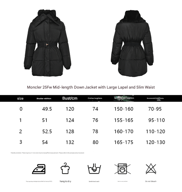 Moncler Brasseurs with Faux Fur Trim- Down Jacket- Black