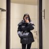 Moncler Brasseurs with Faux Fur Trim- Down Jacket- Black