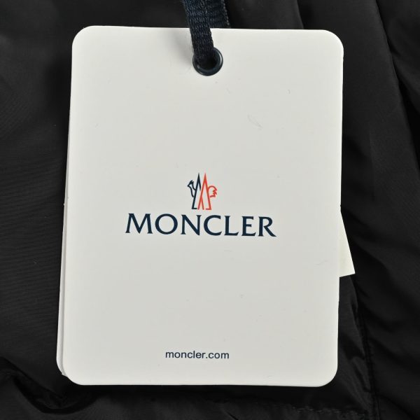 Moncler Brasseurs with Faux Fur Trim- Down Jacket- Black