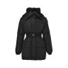 Moncler Brasseurs with Faux Fur Trim- Down Jacket- Black