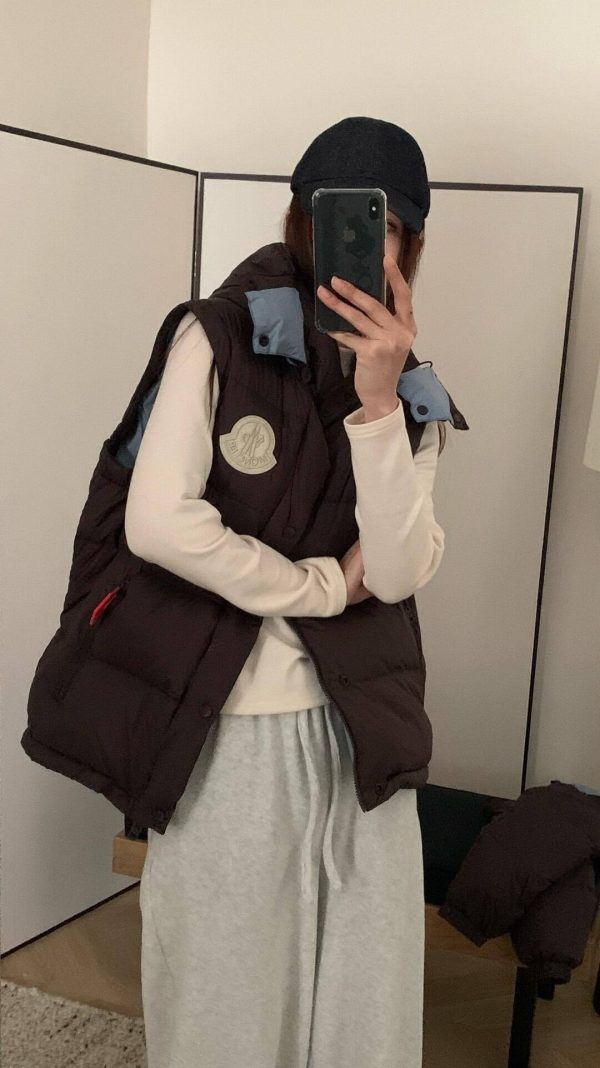 Moncler Cyclone 2-in-1 Hooded Short Down Jacket- Dark Blue