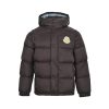 Moncler Cyclone 2-in-1 Hooded Short Down Jacket- Dark Blue