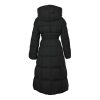 Moncler Faucon "Escaped Princess" Long Down Coat- Black