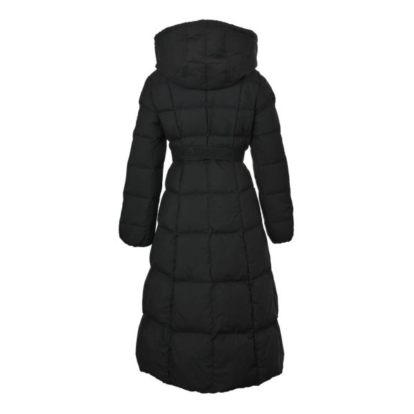 Moncler Faucon "Escaped Princess" Long Down Coat- Black