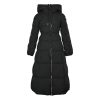 Moncler Faucon "Escaped Princess" Long Down Coat- Black