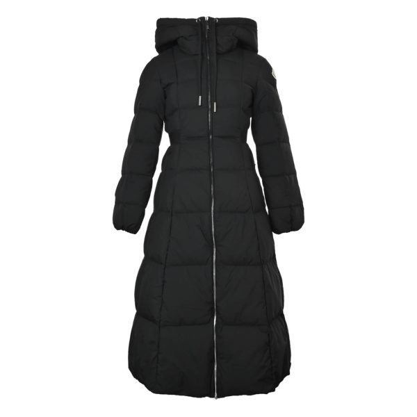 Moncler Faucon "Escaped Princess" Long Down Coat- Black