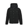 Moncler Fornas Rouge Double Pocket Hooded Down Jacket- Black