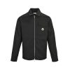 Moncler Gabardine Zip-Up Shirt Jacket- Black