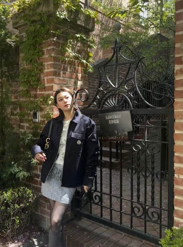 Moncler Gabardine Zip-Up Shirt Jacket- Black