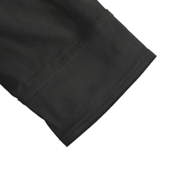 Moncler Gabardine Zip-Up Shirt Jacket- Black