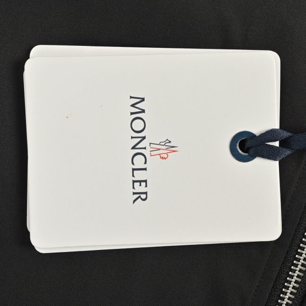 Moncler Gabardine Zip-Up Shirt Jacket- Black