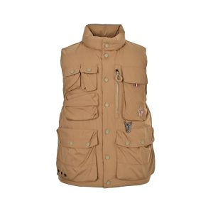 Moncler Grenoble Day-Namic Multi-Pocket Down Vest- Brown