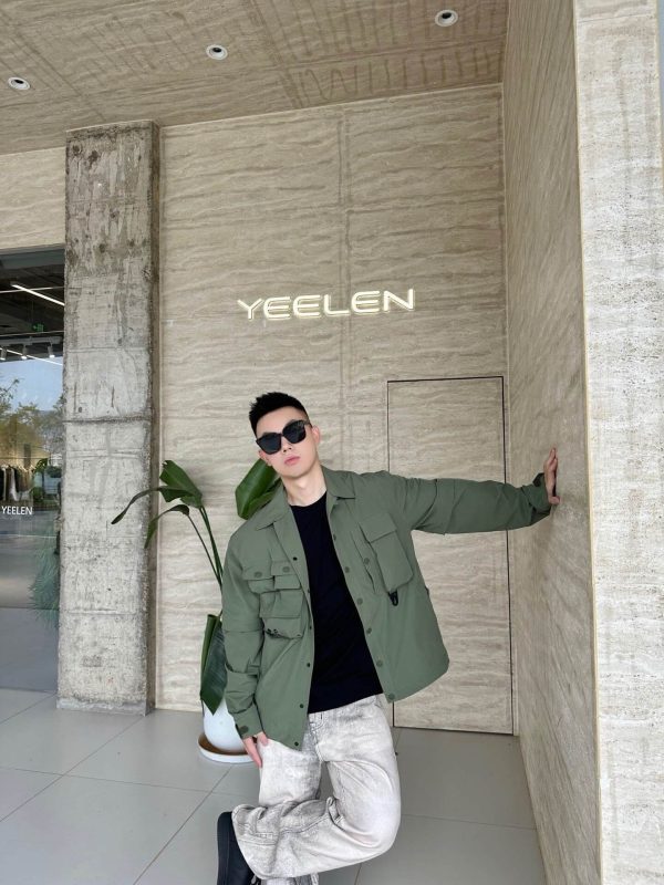 Moncler Grenoble Tatra 2-in-1 Water-Repellent Field Jacket- Green