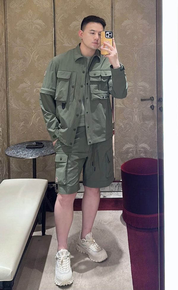 Moncler Grenoble Tatra 2-in-1 Water-Repellent Field Jacket- Green