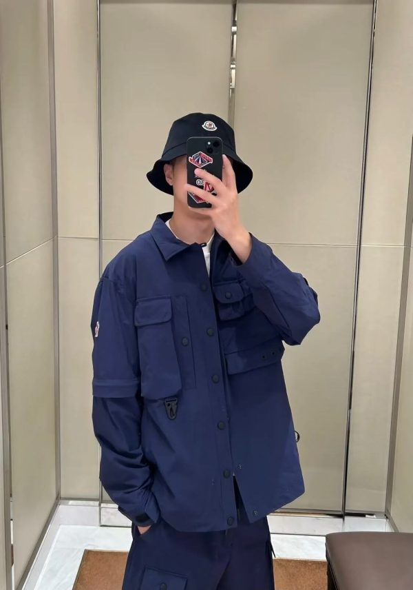 Moncler Grenoble Tatra 2-in-1 Water-Repellent Field Jacket- Navy Blue