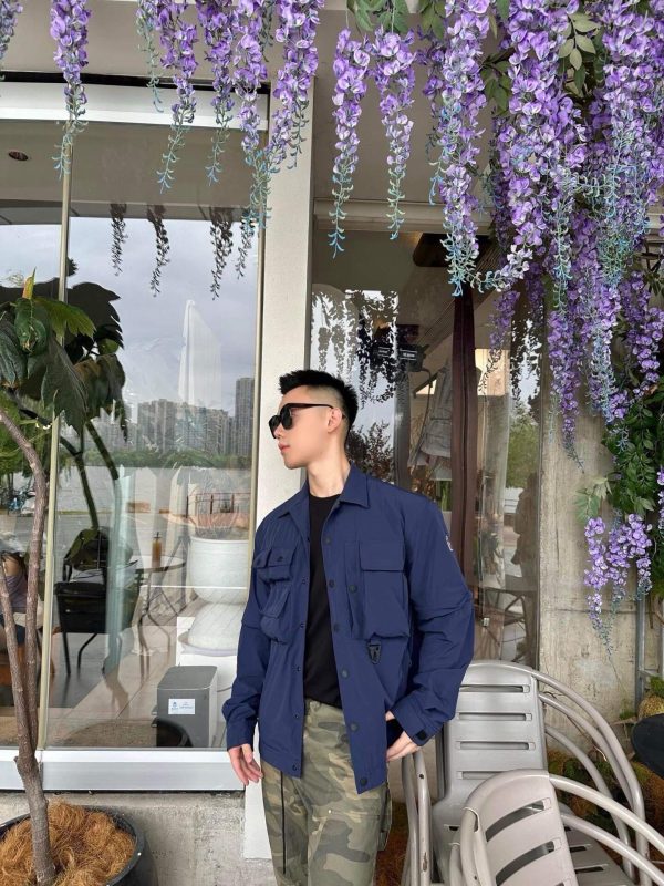 Moncler Grenoble Tatra 2-in-1 Water-Repellent Field Jacket- Navy Blue