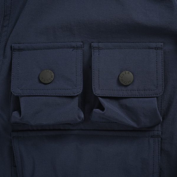 Moncler Grenoble Tatra 2-in-1 Water-Repellent Field Jacket- Navy Blue