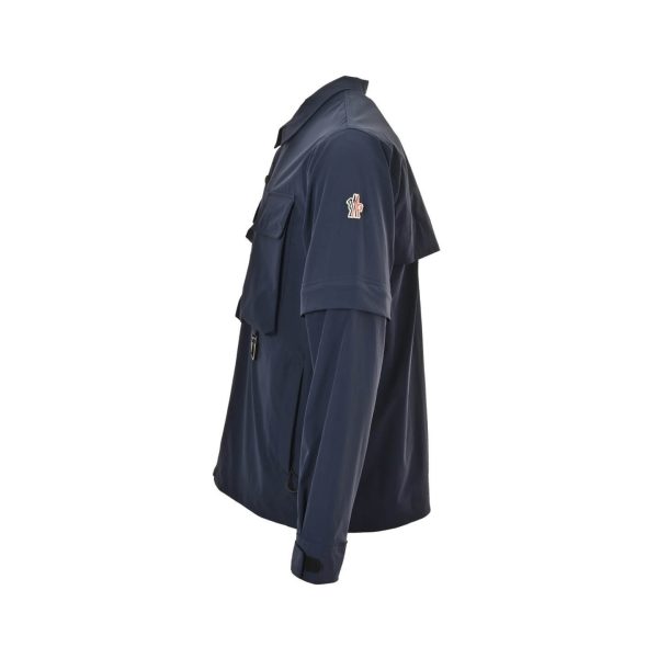 Moncler Grenoble Tatra 2-in-1 Water-Repellent Field Jacket- Navy Blue