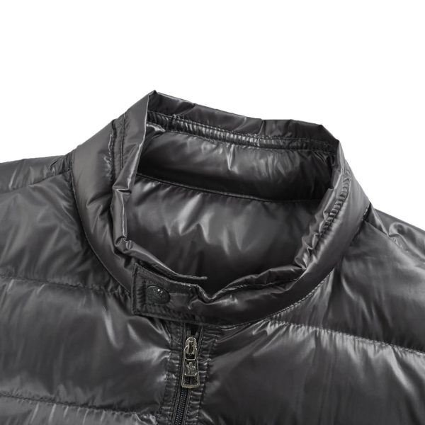 Moncler Gui Gilet Down Vest- Dark Grey