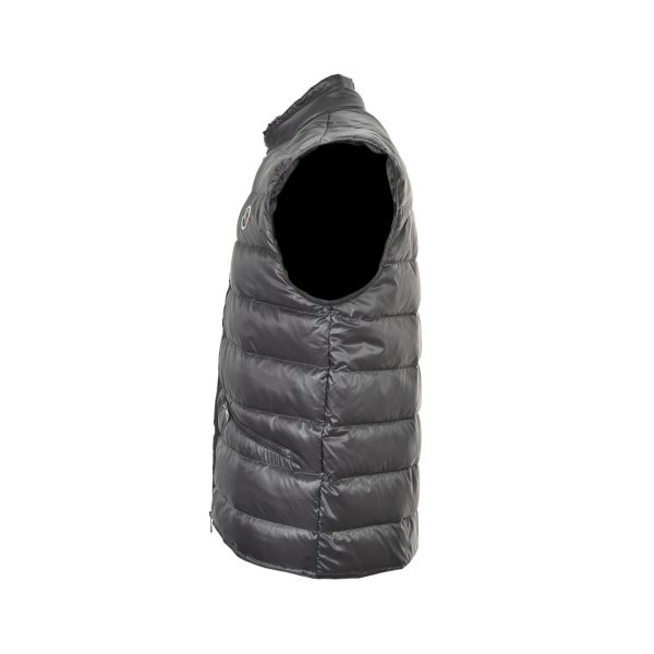 Moncler Gui Gilet Down Vest- Dark Grey