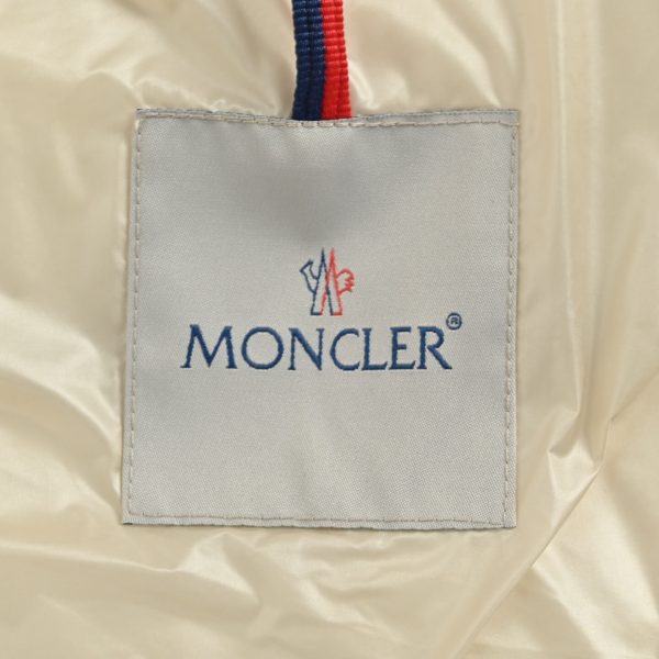 Moncler Hooded Quilted Down Jacket- Light Beige