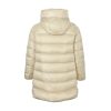 Moncler Hooded Quilted Down Jacket- Light Beige