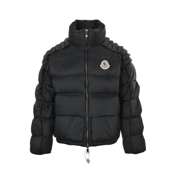 Moncler Maya 3D Quilted Zipper Down Jacket- Black (7) Moncler Maya 3D Quilted Zipper Down Jacket- Black