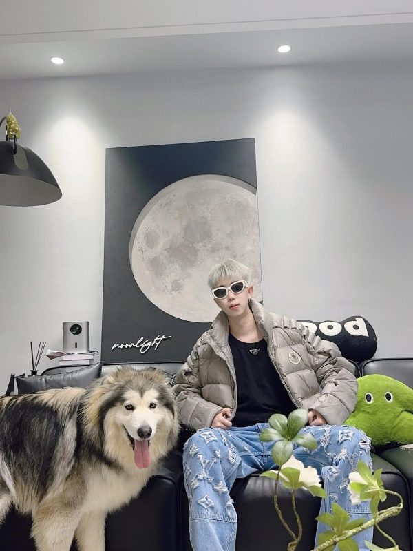 Moncler Maya 3D Quilted Zipper Down Jacket- Gray