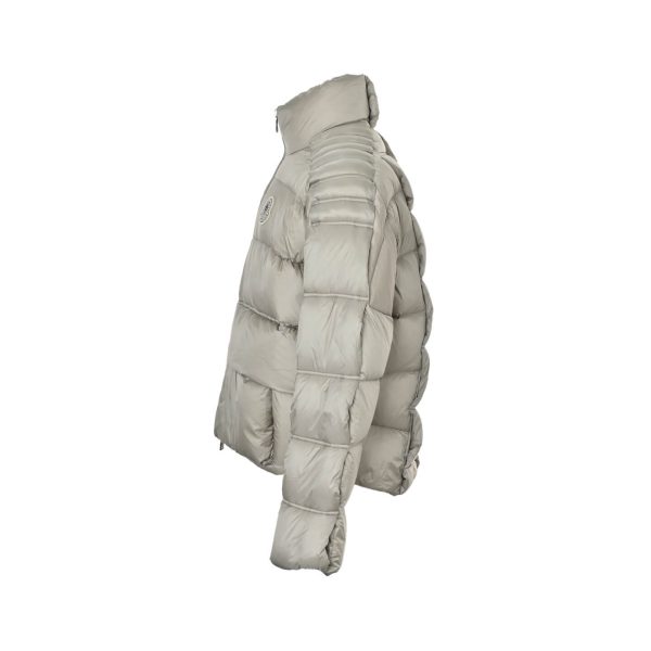 Moncler Maya 3D Quilted Zipper Down Jacket- Gray