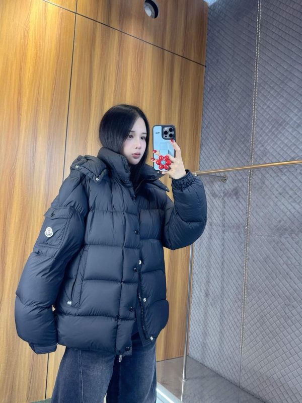 Moncler Maya 70 Mayan Hooded Down Jacket- Black (2) Moncler Maya 70 Mayan Hooded Down Jacket- Black