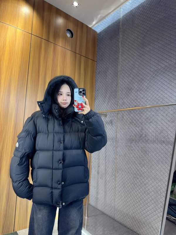 Moncler Maya 70 Mayan Hooded Down Jacket- Black (3) Moncler Maya 70 Mayan Hooded Down Jacket- Black
