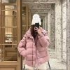 Moncler Maya 70 Mayan Hooded Down Jacket- Pink (2) Moncler Maya 70 Mayan Hooded Down Jacket- Pink