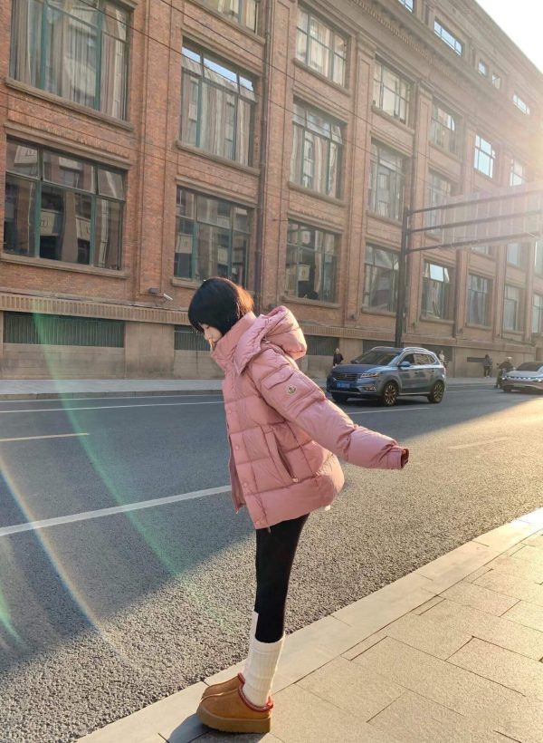 Moncler Maya 70 Mayan Hooded Down Jacket- Pink (5) Moncler Maya 70 Mayan Hooded Down Jacket- Pink