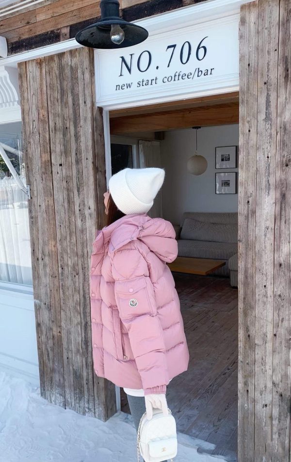 Moncler Maya 70 Mayan Hooded Down Jacket- Pink (6) Moncler Maya 70 Mayan Hooded Down Jacket- Pink