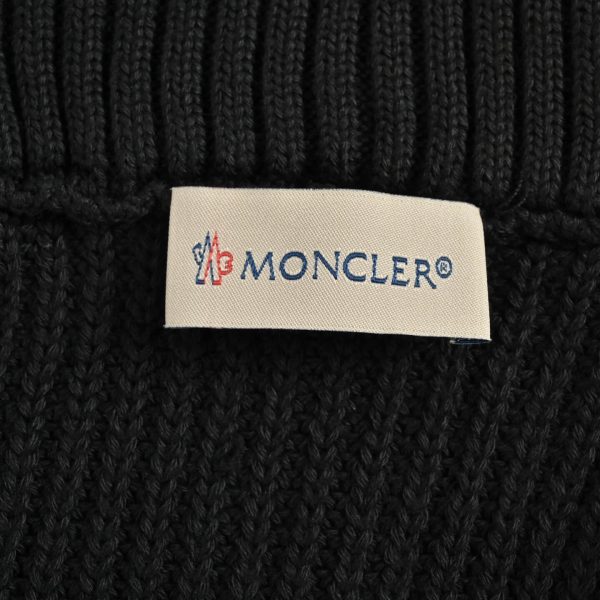 Moncler Padded Wool & Cashmere Zip-Up Cardigan- Black