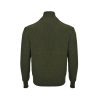 Moncler Padded Wool & Cashmere Zip-Up Cardigan- Green