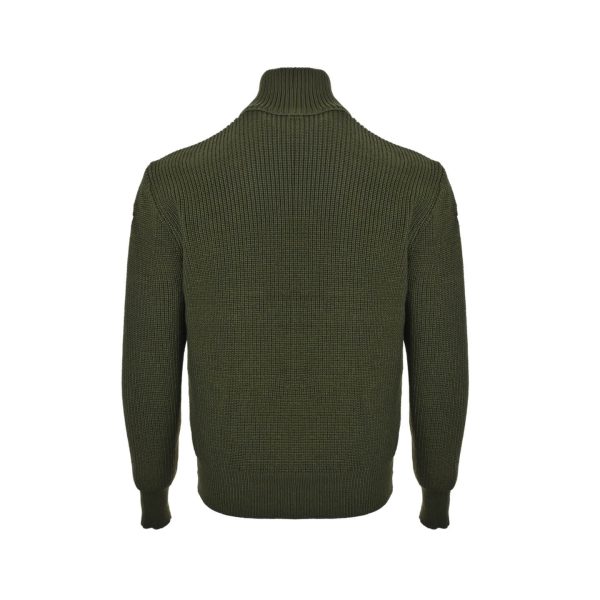 Moncler Padded Wool & Cashmere Zip-Up Cardigan- Green