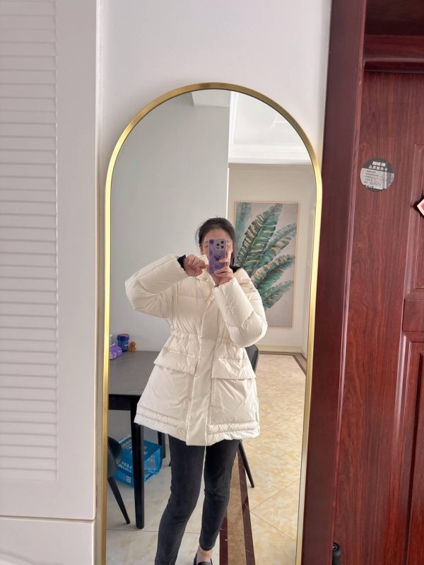 Moncler Vouglans Hooded Parka Down Jacket- White (1) Moncler Vouglans Hooded Parka Down Jacket- White