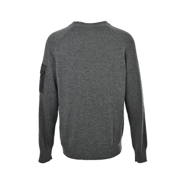 Moncler Wool Cashmere Pocket Sweater- Dark Grey (9) Moncler Wool Cashmere Pocket Sweater- Dark Grey
