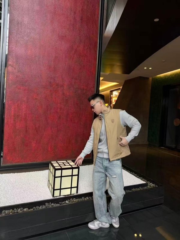 Polo Ralph Lauren Abottson Gabardine Gilet Vest- Beige