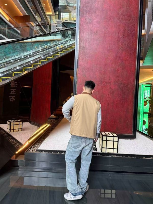 Polo Ralph Lauren Abottson Gabardine Gilet Vest- Beige