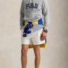 Polo Ralph Lauren Logo Fleece Hoodie- Grey