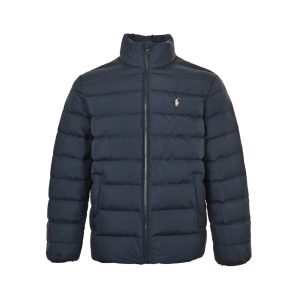 Polo Ralph Lauren Men's Colden Short Puffer Jacket- Navy Blue (9) Polo Ralph Lauren Men's Colden Short Puffer Jacket- Navy Blue