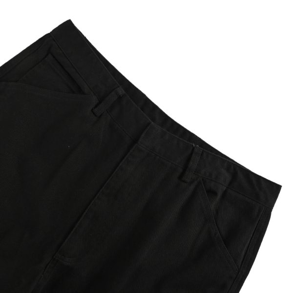 Prada Drill Cargo Pocket Triangle Trousers- Black (6) Prada Drill Cargo Pocket Triangle Trousers- Black