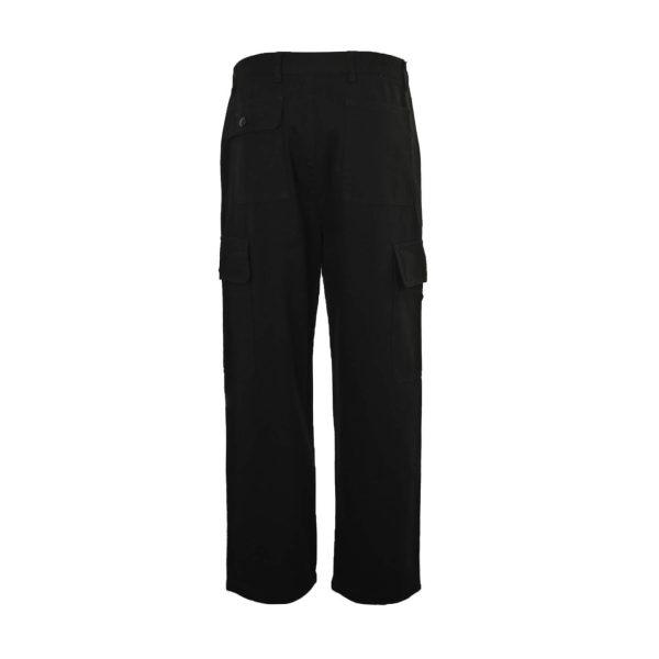 Prada Drill Cargo Pocket Triangle Trousers- Black (8) Prada Drill Cargo Pocket Triangle Trousers- Black