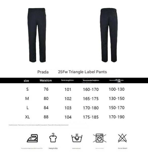 Prada Drill Cargo Pocket Triangle Trousers – Navy Blue