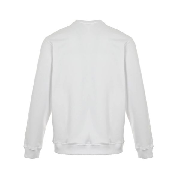 Prada Logo Crew Neck Sweatshirt – White