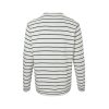 Prada Logo Striped Wool and Cashmere Sweater- White (7) Prada Logo Striped Wool and Cashmere Sweater- White