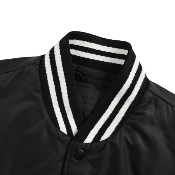 Prada Re-Nylon Triangle Logo Vest- Black
