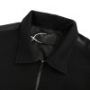 Prada Technical Cotton and Re-Nylon Cardigan- Black (7) Prada Technical Cotton and Re-Nylon Cardigan- Black